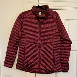 All in Motion Maroon Puffer Jacket